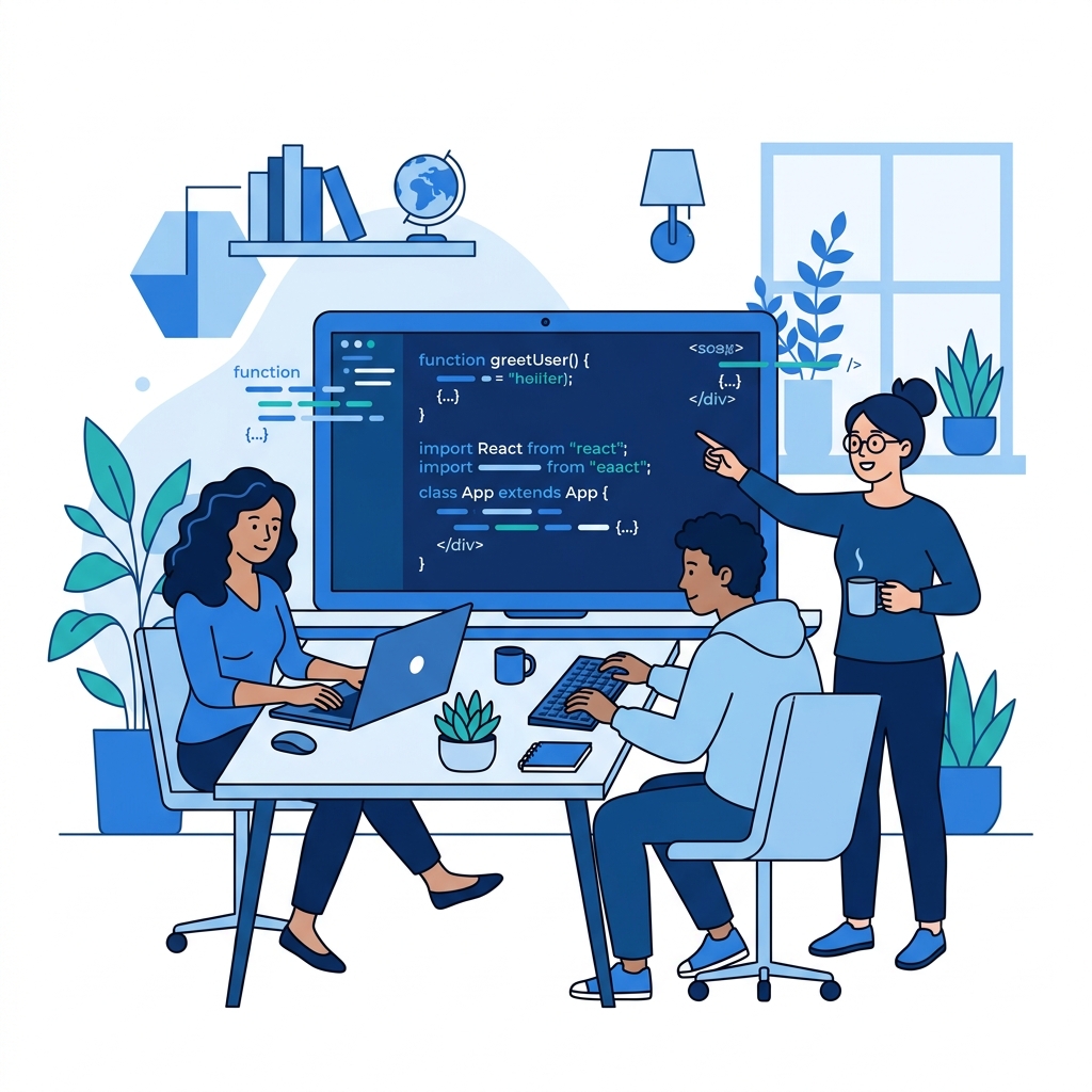 Software Developers Coding